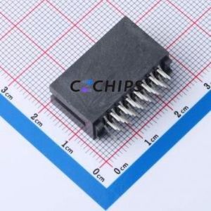 HED30LP03BK Gold Finger Connector Through hole Component (THT),P=1.27mm Connector EDGE SLOT 1.27mm 30P Through Hole - Product Image 2