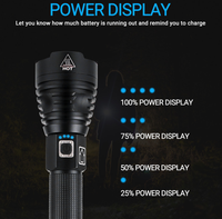 Lampe torche LED la plus puissante 300000 lumens, avec piles 18650/26650, USB, XHP90.2, XHP50, XHP70, lanterne de chasse, lampe de poche