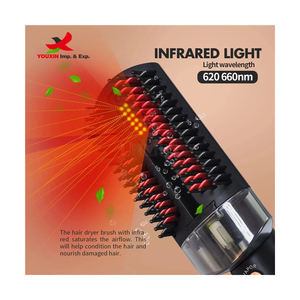 FENGFLY - Cepillo Alisador de Cabello Recargable con Vapor y Aire Caliente, Fácil de Usar, de 16 mm a 20 mm, Rizador de Cabello - Product Image 4