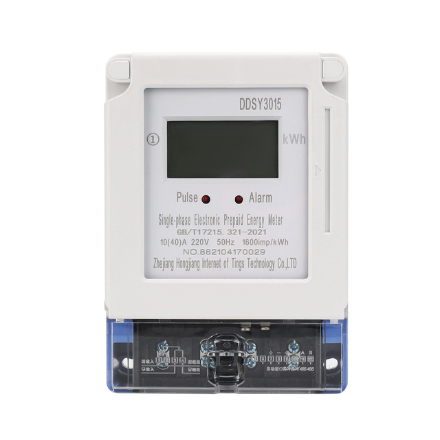 CE MID Single Phase Prepaid Card kWh Meter 10(40)A 220V 50Hz 1600 Imp Keypad Energy Meter