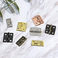 Charnières métalliques rectangulaires simples multi-spécifications à 180 degrés pour boîtes cadeaux, accessoires de quincaillerie, petite charnière, marque XIAOFEI