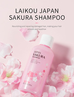 Gel Douche Corps et Cheveux Réparateur Bio Sakura, Blanchissant, Hydratant, Nourrissant, Anti-Pelliculaire et Contrôle du Sébum