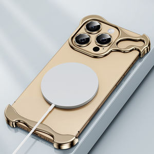 Cassa d'angolo in metallo alluminio antiurto del telefono per <span class=keywords><strong>iPhone</strong></span> 16 15 14 <span class=keywords><strong>13</strong></span> 12 Pro Max obiettivo Cover protettiva <span class=keywords><strong>fotocamera</strong></span> - Product Image 3