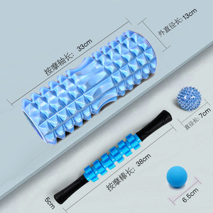 Rodillo de espuma EVA de 33 cm, barra de masaje de yoga de 38 cm con juego de bolas para fitness y moldeamiento corporal - Product Image 2