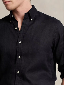 <span class=keywords><strong>Camicia</strong></span> Casual da <span class=keywords><strong>Uomo</strong></span> <span class=keywords><strong>in</strong></span> <span class=keywords><strong>Lino</strong></span> RL Traspirante a Tinta Unita a Maniche Lunghe con Colletto Button-Down ODM per Primavera - Camicie da <span class=keywords><strong>Uomo</strong></span> e Donna all'Ingrosso - Product Image 5