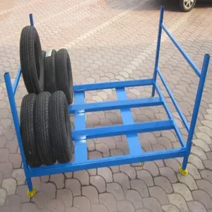 Duty Racking 2024 High Quality Heavy Duty Tyre Tire Stacking Rack Warehouse Storage Tire Racking System