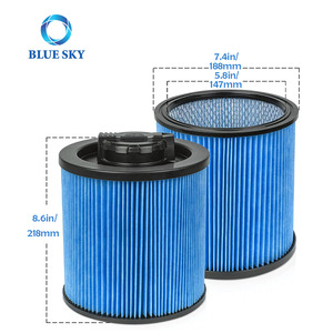 Filtro de cartucho de alta eficiencia DXVC6912 Reemplazo para <span class=keywords><strong>aspiradora</strong></span> fina húmeda/seca DeWalts de 6-16 galones DXV06P DXV09P DXV09PA - Product Image 2