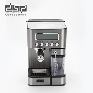 Cafetera Doméstica DSP de 1.8L, Cafetera Espresso Semiautomática de Acero Inoxidable con Función de Espuma de Leche - Product Image 3