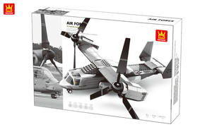 Juguetes Educativos de Plástico ABS, Bloques de Construcción de Modelos de Aviones para Niños de 14 Años en Adelante - Product Image 4