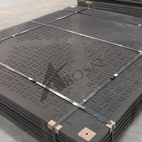 Tapis de protection de sol pour grue en UHMWPE ultra-résistant, haute capacité de charge, résistant aux UV, échantillon de découpe A4 pour charges lourdes