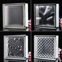 Hot Sale White Crystal Colorful Glass Block Brick for Indoor Partition Wall