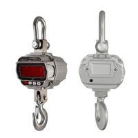 Báscula digital LED superbrillante de 40 mm para grúas, 1-10t, de alta resistencia, colgante, con pantalla extragrande para techos altos