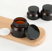 Pot en verre transparent de qualité supérieure pour le stockage de crème pour les yeux