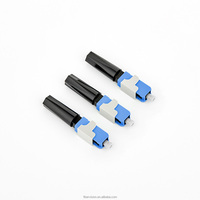 Conector de Fibra Óptica SC Fast Fiber FIBERVISION HX10 SM FTTH para Uso en Campo, Equipo Óptico de Alta Calidad