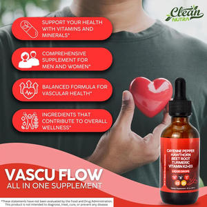 Cayenne Biberi, Alıç, Pancar Kökü, Zerdeçal, Vitamin K2+D3 Sıvı Damlalar-60ML Kalp Sağlığı Desteği Üretimi - Product Image 4