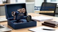 Coffret Cadeau d'Appréciation pour Employés : Modèle Décoratif Rétro & Montre Intelligente – Solution Cadeau pour Avantages du Personnel d'Entreprise (OEM)