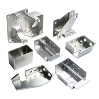 Service de fabrication sur mesure de tôlerie OEM, supports de montage en acier inoxydable en forme de L et de U, découpe laser, poinçonnage, pliage
