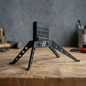 Support en aluminium usiné CNC SHIVCNC avec finition noire thermolaquée, accepte le logo personnalisé, fabriqué au Gujarat - Product Image 1