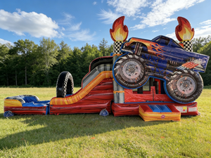 Castillo Inflable con Tobogán <span class=keywords><strong>de</strong></span> Carreras, Casa <span class=keywords><strong>de</strong></span> Brinco Inflable Comercial, Castillo Inflable con <span class=keywords><strong>Parque</strong></span> Acuático - Product Image 2