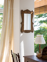 Miroir mural en bois La Petite Retro Nostalgia en forme d'alien pour chambre à coucher, maquillage, décoration et accessoires de photographie