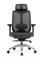 Chaise de bureau ergonomique de nouvelle conception avec accoudoirs réglables en 4D et soutien lombaire, chaise de direction en maille respirante
