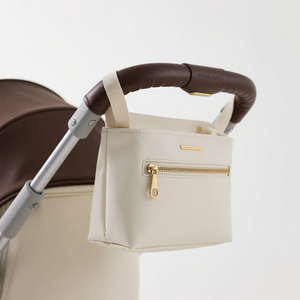 الشركة المصنعة الأزياء مخصص حفاضات منظم عربة أساسية حقيبة حفاضات جلدية نباتية حقيبة العلبة عربة للأم - Product Image 1