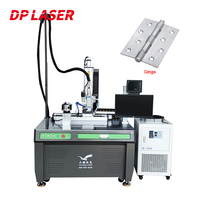 Nouvelle machine de soudage laser à fibre automatique DP LASER pour charnières de porte architecturales en acier inoxydable à large portée, garantie 3 ans