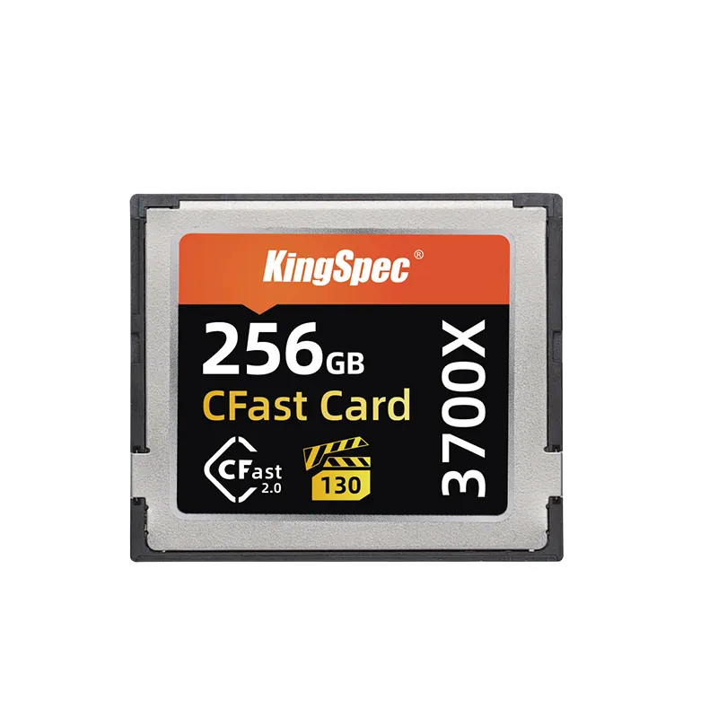 KingSpec New arrival SATA3 interface 256GB 550MB/s memory cfast 2.0 card For Full HD 3D 4K Video Camera
