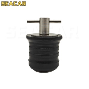 Tapón de Drenaje Seacar de 1.25 Pulgadas, Acero Inoxidable y Goma, Accesorio Marino para Cubierta de Barco - Product Image 1