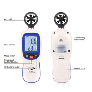 Anemômetro Digital Tester Mobile APP <span class=keywords><strong>Bluetooth</strong></span> Medidor De Velocidade Do Vento Medidor De Fluxo De Ar Instrumento Temperatura WT82 WT82B - Product Image 4