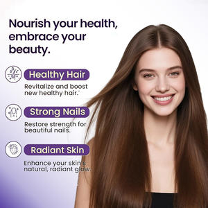 Integratori NAD+ Resveratrolo Berberina Biotina Gommose con Collagene Cheratina Zinco Vitamina K2 <span class=keywords><strong>D3</strong></span> per Capelli Unghie Adulti - Product Image 3