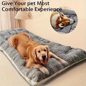 Coussin de couchage pour chien de grande taille, confortable et épais en peluche, idéal pour l'hiver, tapis de cage, lit pour animaux de compagnie, vente chaude transfrontalière - Product Image 2