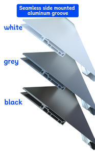 Perfil de Aluminio para Escaleras con Ranura Lateral de Diseño Sin Costuras, Elegante y Sencillo, Adecuado para Escaleras de Vidrio - Product Image 2