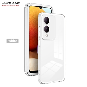 Marco de PC TPU parachoques Airbag caja del teléfono <span class=keywords><strong>celular</strong></span> <span class=keywords><strong>para</strong></span> <span class=keywords><strong>Vivo</strong></span> Y17S 2023 V29 Y36 4G V27 Y02 4G V25 5G Y21 Y30 5G Y16 Y35 4G 2022 cubierta - Product Image 3