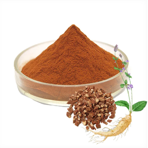 Ekstrak Tanaman Alami Organik Bebas Kafein Ekstrak <span class=keywords><strong>Salvia</strong></span> Miltiorrhiza 5% Bubuk Akar <span class=keywords><strong>Salvia</strong></span> Antioksidan Dewasa Dapat Disesuaikan - Product Image 1