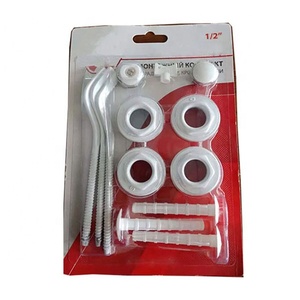 <span class=keywords><strong>Kit</strong></span> de montage pour accessoires de <span class=keywords><strong>radiateur</strong></span> de chauffage, 1/2 de 13 pièces, 3 supports 7x170mm - Product Image 1