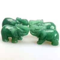 Belle! Éléphant rose pierre de jade naturelle, 1 pièce, Quartz, cristal, sculpté animaux, crâne, cadeau de guérison