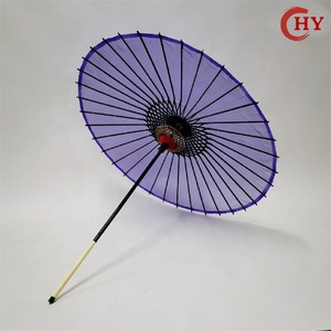 Vente en gros de parapluies japonais en papier pur dégradé de soie bambou artisanal cadeaux de fête de mariage parasol publicitaire - Product Image 3