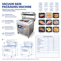 Machine d'emballage sous vide Yido Food Thermoforming VSP Skin Pack Tray Sealer pour viande fraîche congelée, fruits de mer, poisson, poulet