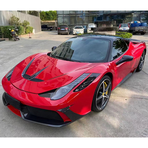Modification et amélioration de la voiture 458 de 2011 à 2016, pare-chocs avant en fibre de carbone SP et panneau de <span class=keywords><strong>capot</strong></span> moteur, <span class=keywords><strong>prise</strong></span> <span class=keywords><strong>d</strong></span>'<span class=keywords><strong>air</strong></span> pour Ferrari 458 - Product Image 4
