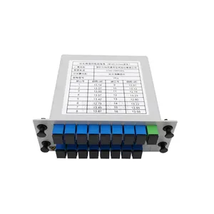 Dispositivo divisor PLC directo de fábrica SC/UPC 1*16 inserción/LGX/equipo de fibra óptica tipo Cassette