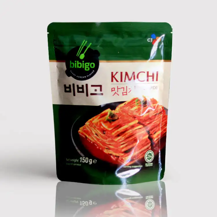 Grosir Ziplock Aluminium Plastik Food Grade Kimchi Korea Premium Kemasan Kustom Cetak Sachet