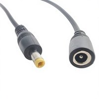 Usine de câbles personnalisés, rallonge d'alimentation de connecteur CC 12v, faisceau de câbles d'extension mâle à femelle de 4.0mm x 1.7mm