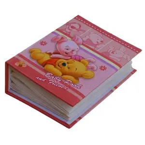 Manufacturer's Lovely 4x6 Photo Albums with Colorful Design Hard Paper Cover Picture Books