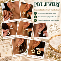 Nouvelle mode, design original, boucles d'oreilles creuses en forme de C, bijoux pour femmes, boucles d'oreilles plaquées or 18 carats, acier inoxydable