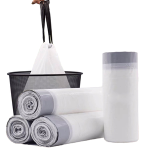 13 Gallon Scented Drawstring <b>Kitchen</b> Trash Bags Clean Fresh Scent 40 Pack Tall Bin Liners - Product Image 6