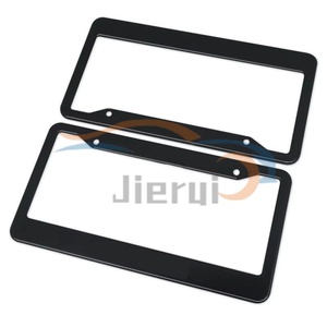 Marco de Matrícula de Acero Inoxidable Grueso Estándar Americano, Soporte para Número de Matrícula, Logotipos Personalizados - Product Image 4