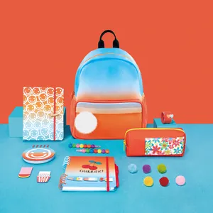 Back To School Popular Children Fournitures Scolaires Stationery Suppliers Set Children Stationery Bag Set For Promotional Gifts