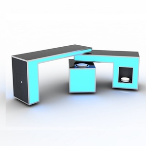 Bien <span class=keywords><strong>restaurante</strong></span> suministros equipo de cocina led de colores de luz de inducción bufé rozaduras plato calentador de comida de la estación - Product Image 6