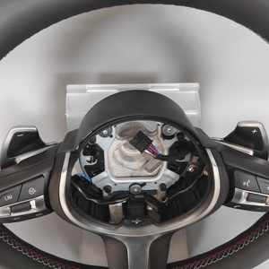 Volante Deportivo de Cuero Negro para <span class=keywords><strong>BMW</strong></span> <span class=keywords><strong>320</strong></span> 525 330i F10 F30 F15 F25 F07 F01 F82 M3 M4 M5 - Product Image 5